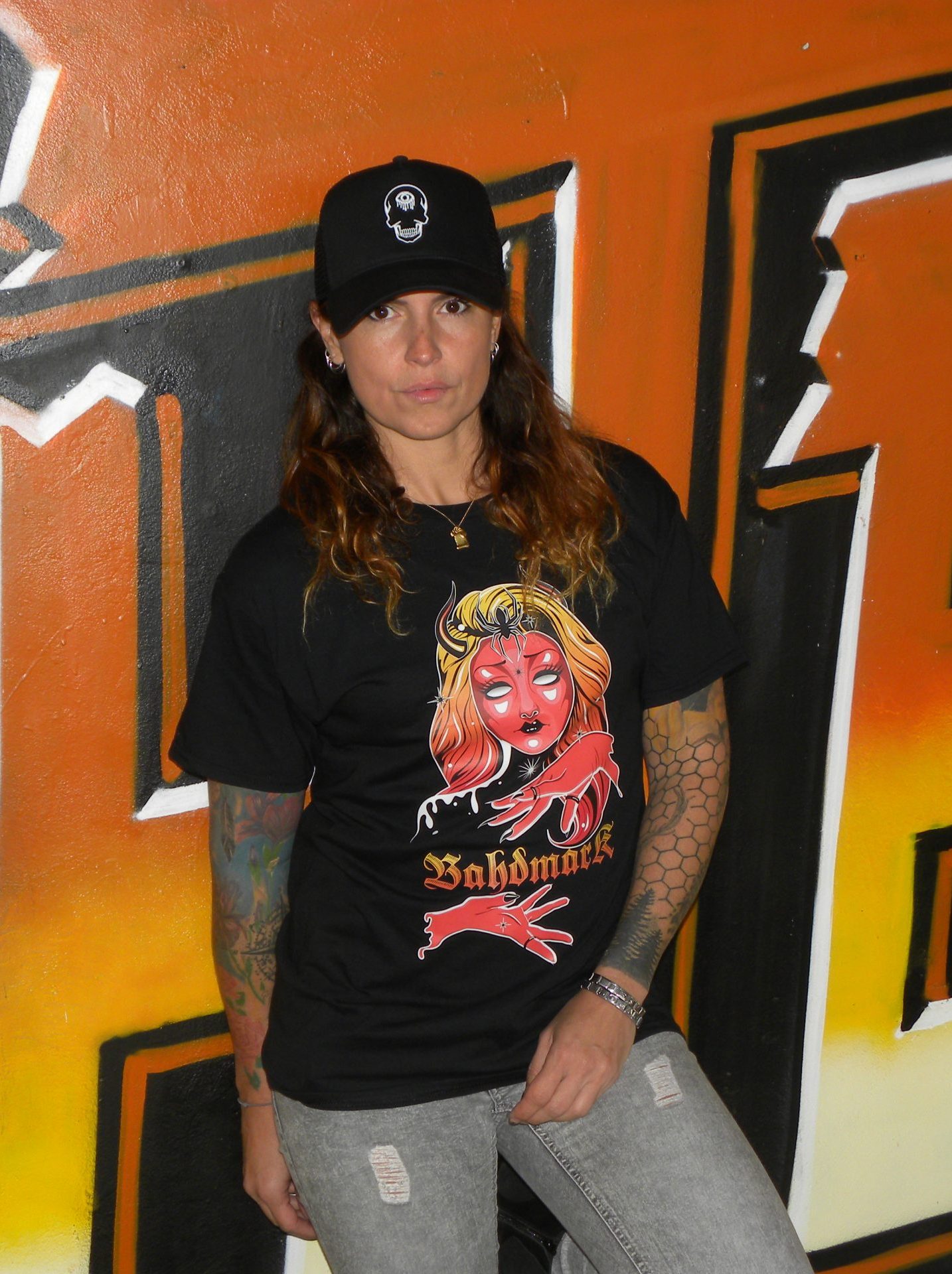 T-shirt Devil Red Bahdmark x Laura Vitiello – Édition Limitée