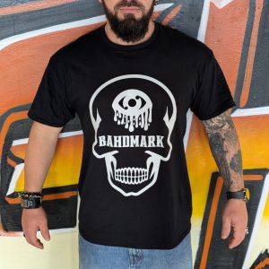 T-shirt Enblem skull black Bahdmark