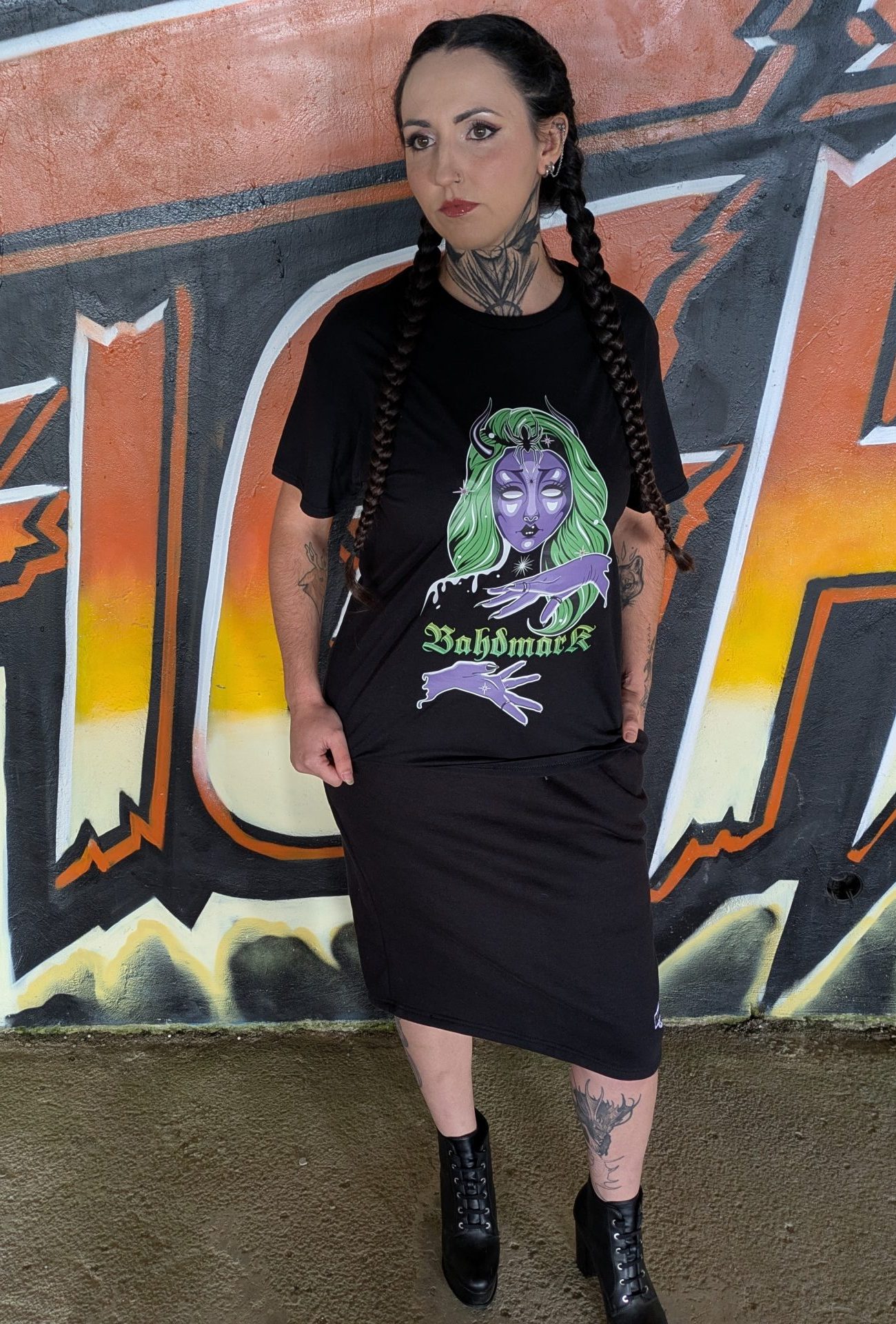 T-shirt Devil Green Bahdmark x Laura Vitiello – Édition Limitée 2025