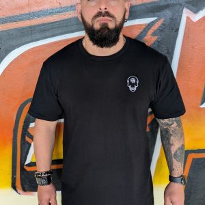 T-shirt Enblem broderie black