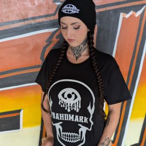 T-shirt Enblem skull black