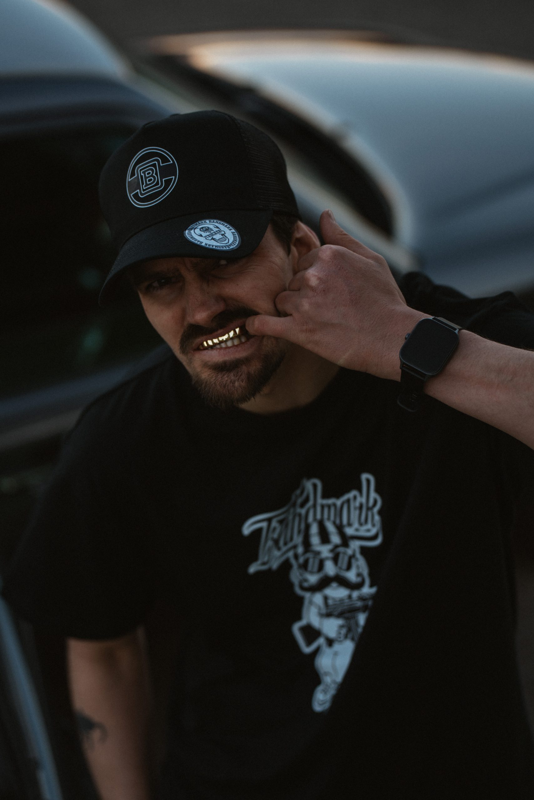 Casquette BAHDMARK Mr&Msr bahd black
