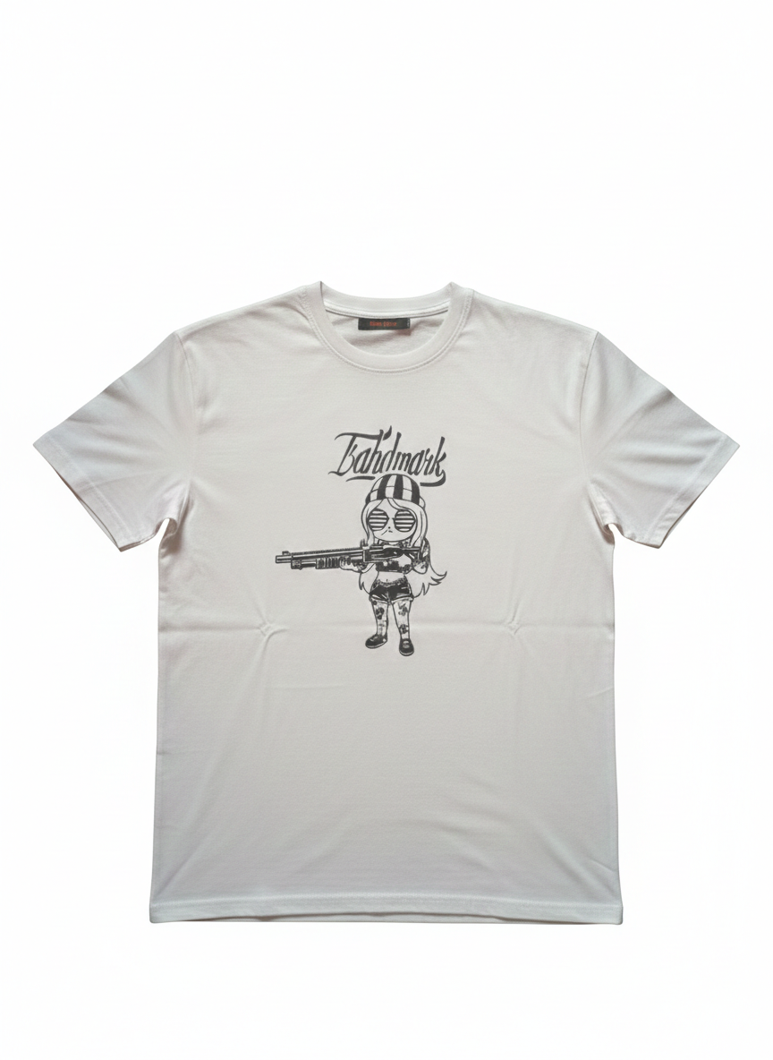 T-shirt Mrs bahd white