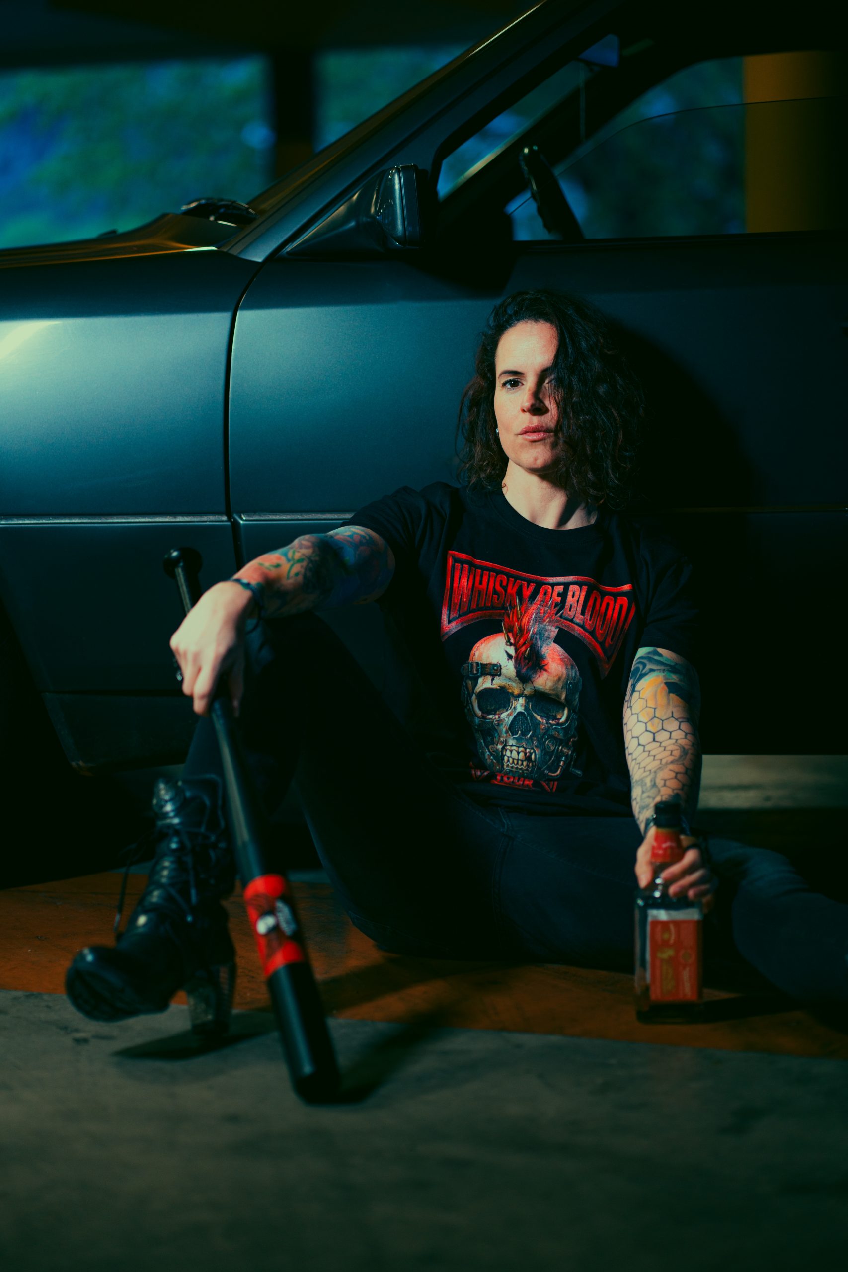 T-shirt officiel whisky of Blood X Bahdmark